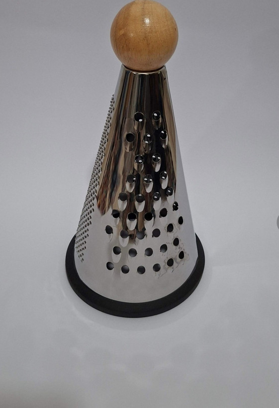 رنده ۳کاره مخروطی مدل هرمی دسته چوبی بامبو