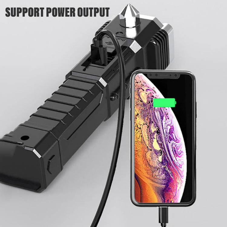چراغ قوه دستی مدل 8 کاره led 3w torch